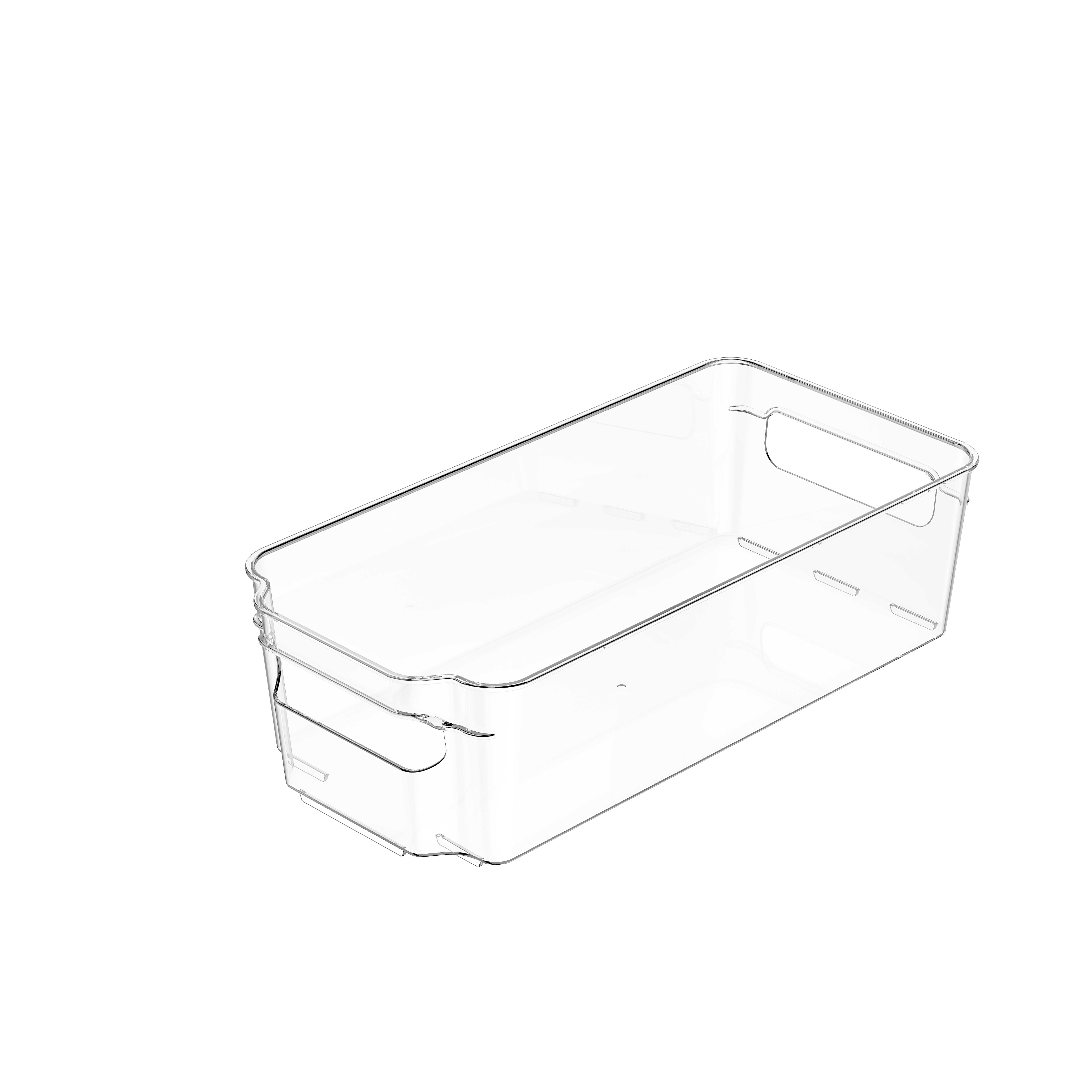 Bac de réfrigérateur moyen dans les poignées