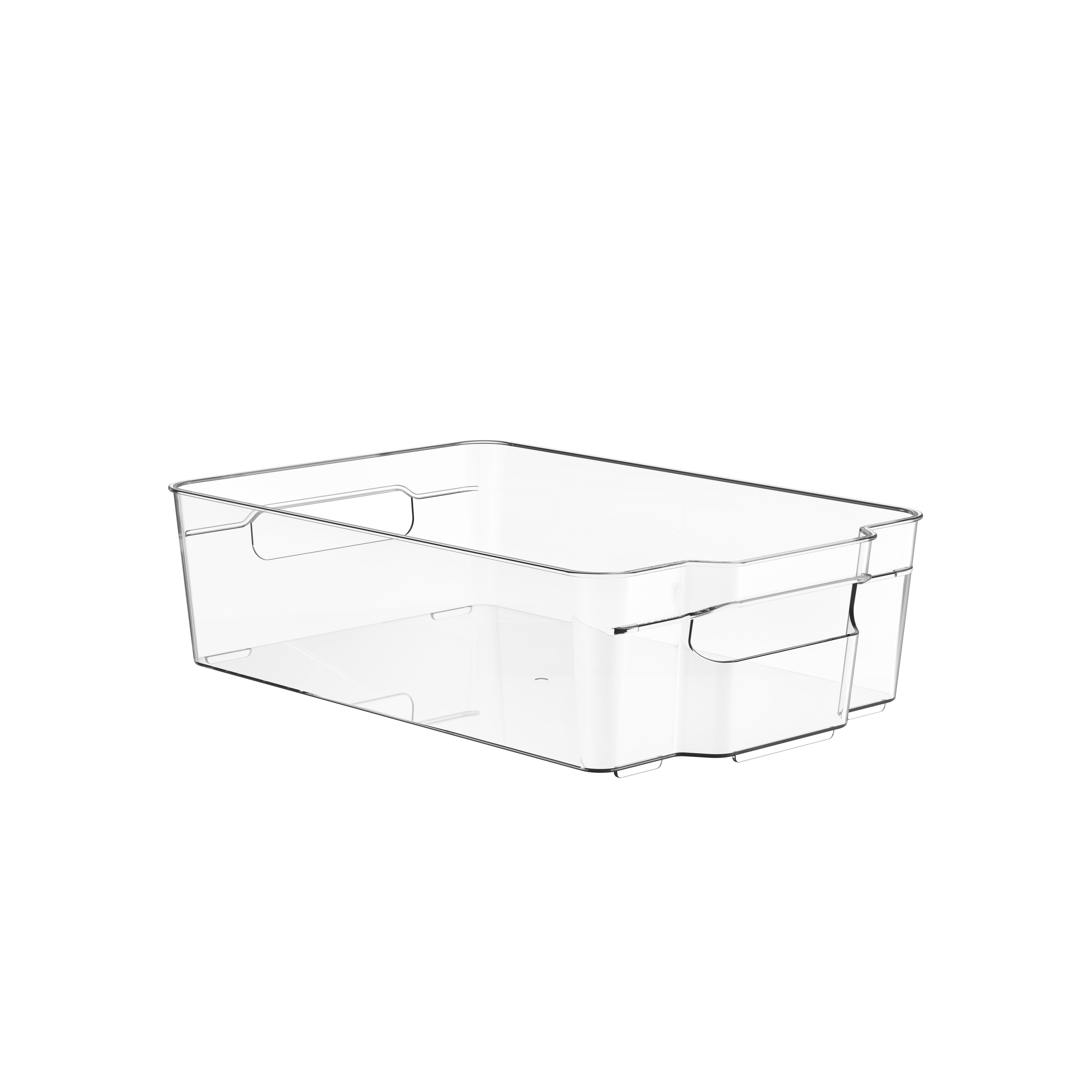 Grand bac de réfrigérateur avec des poignées